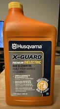Husqvarna X-Guard Premium Dielectric Bar & Chain Oil, 1 QT, UNOPENED, NEVER USED