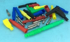 lot Shrouded Fully Insulated Safety 4mm Male/Female Stackable Banana Plug