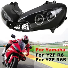 Front Headlight Headlamp Clear For Yamaha 2003-2005 YZF R6 & 2006-2009 2008 R6S