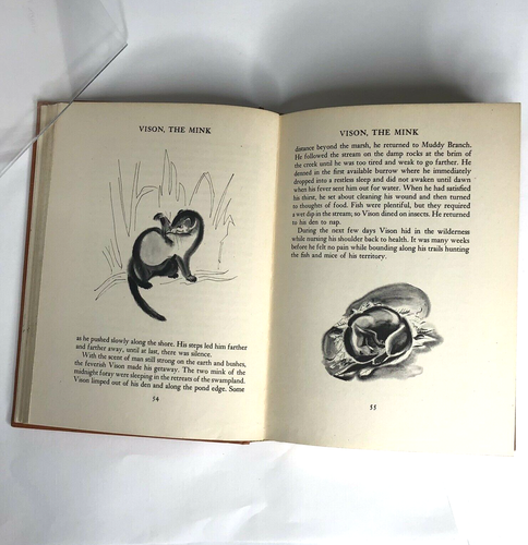 Vison the Mink Book John Jean George Stated First Edition Hardcover 1949 Vintage - Picture 7 of 12