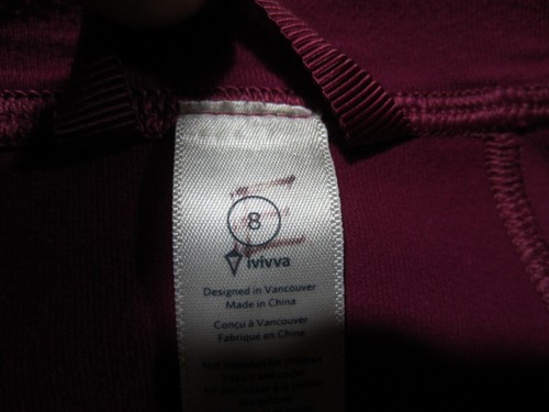 Ivivva by Lululemon Perfect Your Practice Youth Size 8 Full Zip Jacket Magenta - Picture 4 of 12