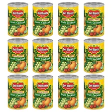 Del Monte Canned Fruit Cocktail In 100% Fresh Juice 15 Ounce (Pack Of 12)