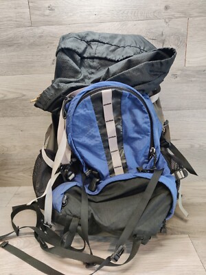 Gregory Forester Hiking Backpack Size M Blue/Black with Internal Frame