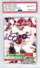 Joe Montana 1995 Skybox Autograph Card #72 PSA/DNA 10