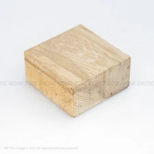 White Ash Bowl Blank 9x 9x 2 Turning Stock Wood Block- Free US Shipping