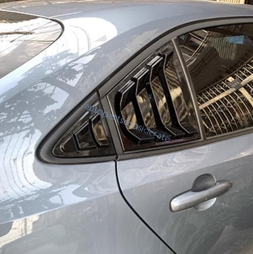 For Toyota Corolla 2020-2023 2024 Glossy Black Side Window Louver Shutter Cover - Foto 7 di 12