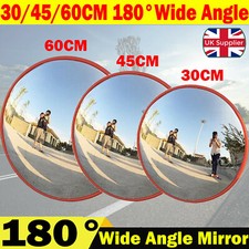 Large Wide Angle Parking Convex Mirror Street Corner Curved Road Traffic Safety