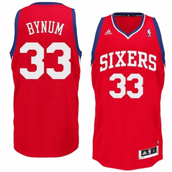 red 76ers jersey