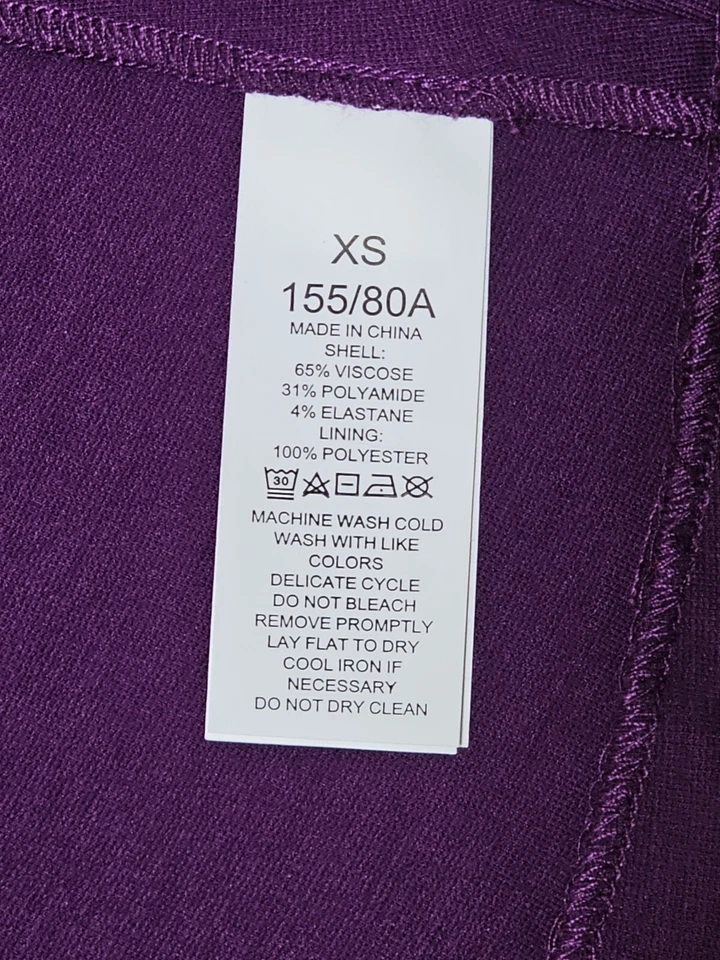 Mini Vestido Kate Spade New York Para Mujer Manga Campana Ciruela Ajuste Ponte Acampanado Foto 4 de 4