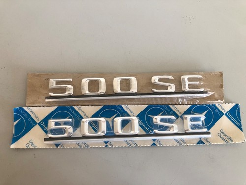 NUOVO NOS Mercedes 500SE W126 Classe S marchio targa emblema badge OEM - Foto 8 di 14