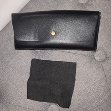 Leather Sunglass Case With Cleaning Cloth