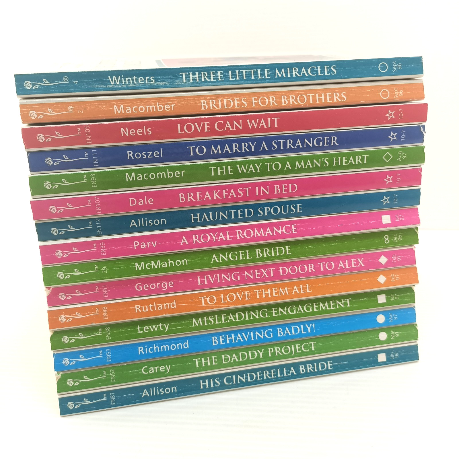 15x Mills & Boon Enchanted Angel Bride Vintage Womens Sexy Fiction Book Bundle