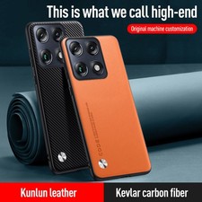 For Motorola Signature, Luxury Business Case Retro Leather Soft Rubber Cover