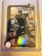 2025 Topps Chrome Update Justin Steele - Negative Refractor Short Print #USC3
