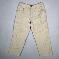 5.11 Tactical Pants Mens 34x30  Beige Taclite Pro Cargo Ripstop Stretch FLAW