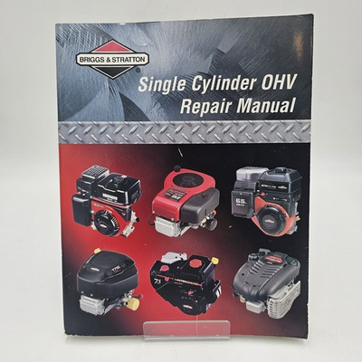 #ad UNMARKED Briggs amp; Stratton Repair Manual 272147 Single Cylinder OHV OEM Guide $20.45