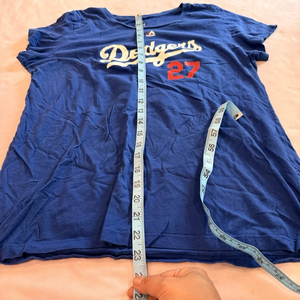 Camiseta Majestic Matt Kemp #27 de los Dodgers de Los Ángeles (XL/XL) Foto 3 de 4