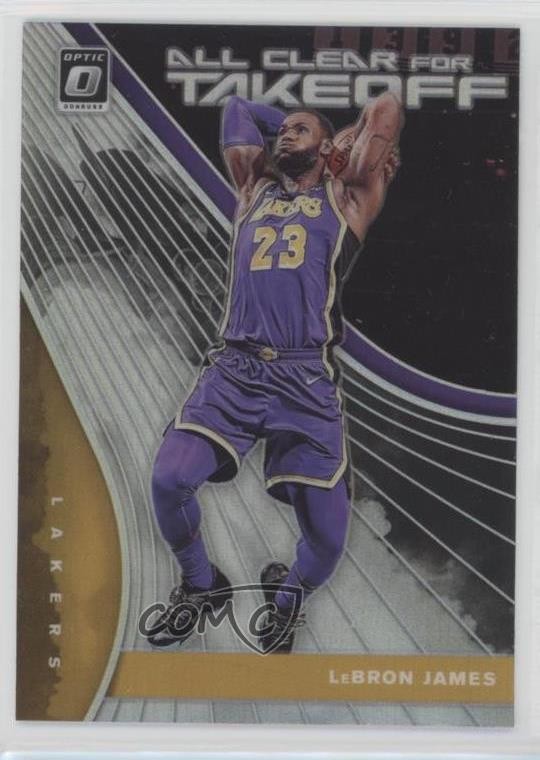 2019 Panini Donruss Optic All Clear for Takeoff Holo Prizm LeBron James #2 x3y