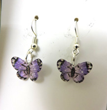 Butterfly Colorful Dangle Earrings Handcrafted