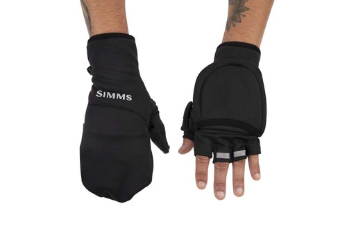 Freestone Foldover Mitt for Fishing and Outdoor Activities, Large, Black - Picture 6 of 6