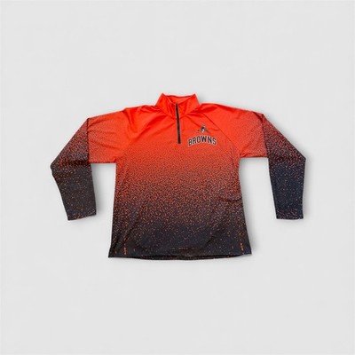 Cleveland Browns Gradient Raglan Quarter-Zip Jacket