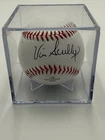 Vin Scully Signed MLB HOF Baseball Sports Broadcaster Dodgers VSA COA/FREE Case