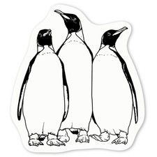 Aufkleber Sticker "Königspinguine" (DW029693)