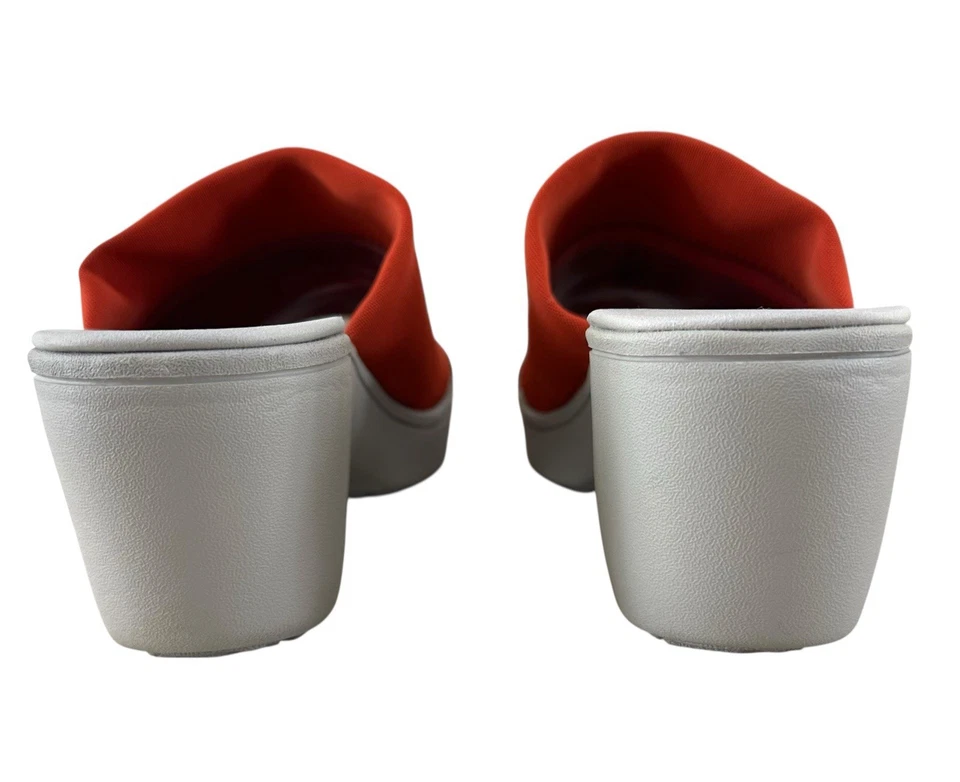 Sandalia de cuña Bass Go-to Comfort Lite Mimi Slide On para mujer roja talla 8,5 M Foto 4 de 4