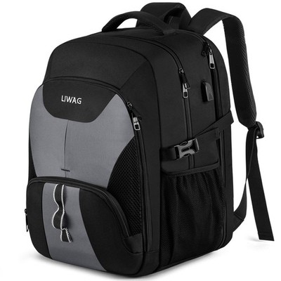 Extra Large Backpack for Men 50L,17inch Travel Backpack with USB Charging Por...