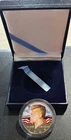 1965 John F Kennedy Colorized Half-Dollar In Case, 40% Silver, UNC.