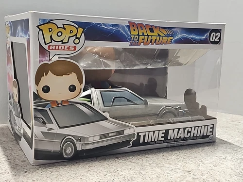 Funko Pop! Rides Back To The Future Marty And The Time Machine #02 Vinyl Figure