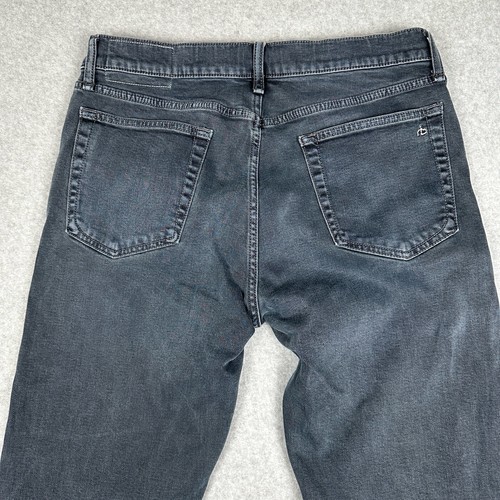 Rag & Bone Jeans Mens 33x32 Minna Slim Fit Blue Gray Denim Casual - Picture 15 of 18