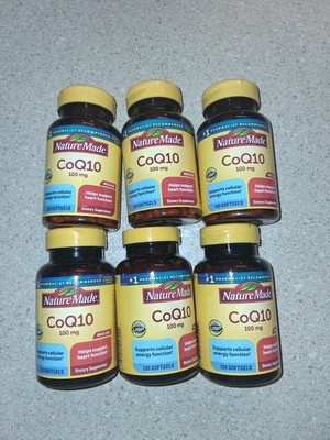 Nature Bounty 120 count 100mg CoQ10 6 bottles 