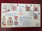 RFDC24 Heraldry 17th January 1984 Signed & Flown First Day Cover