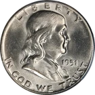1951-P Franklin Half Dollar PCGS MS65 FBL Great Eye Appeal Strong Strike