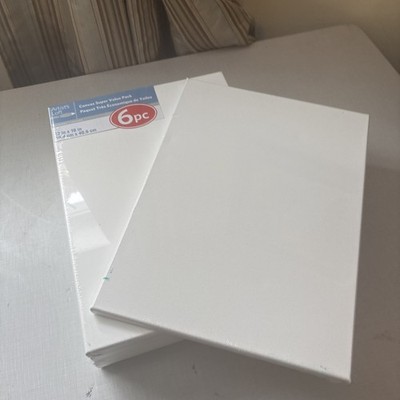 Stretched Canvas, 7 pieces, 12X16  white