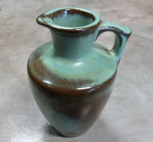 Frankoma  #838  Plainsman Prairie Green 5" Pitcher Vintage #8