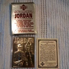 michael jordan 23kt gold card upper deck (21398 of 25000)