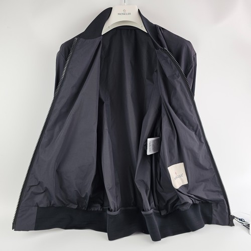 MONCLER Grammot Men's Black Bomber Jacket New - Picture 3 of 11