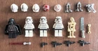 lot of 5 star wars lego minifigures Weapons Droid Darth Vader Stormtroopers