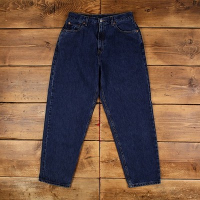 Levis 560 Jeans 30x30 Damen Blau Relaxed Taper Loose Stonewash Red Tab Denim