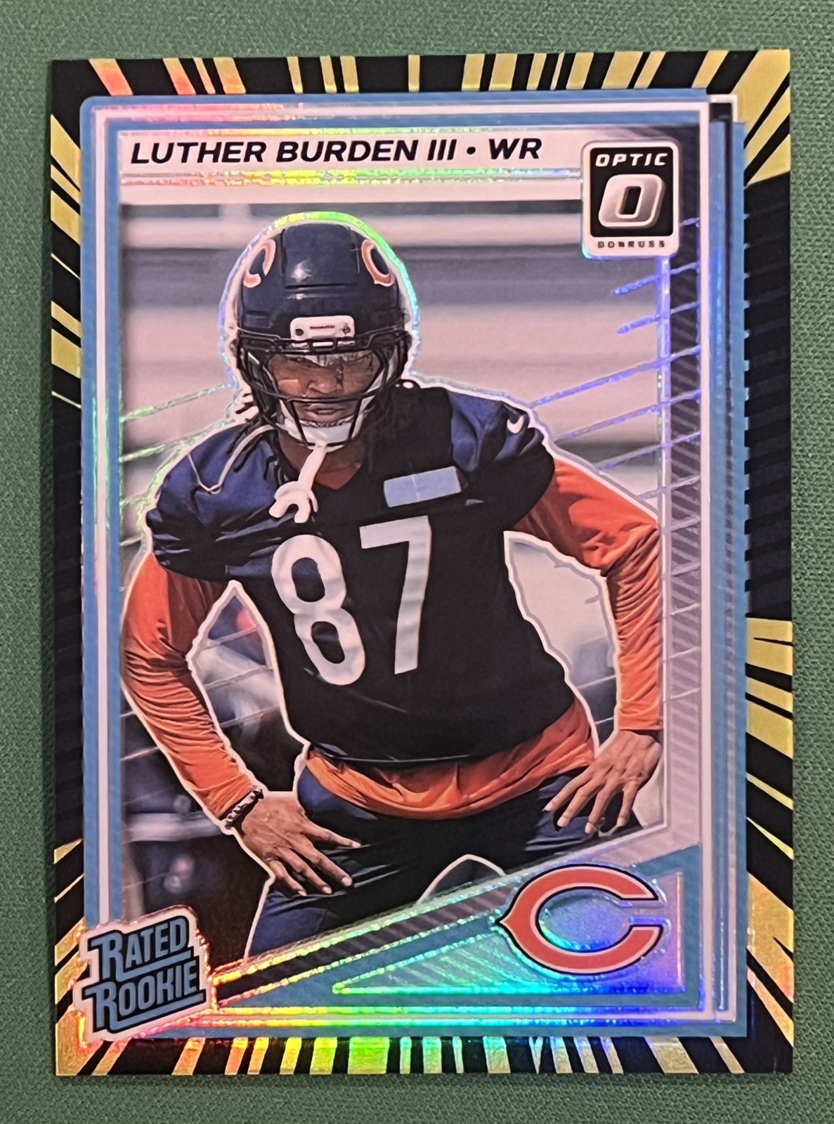 2025 Donruss Optic 275 Luther Burden III /75 RC Rated Rookie Electricity Prizm