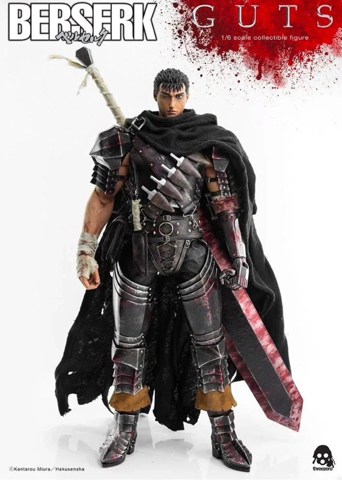 Экшн-фигурка ThreeZero Berserk Guts (Black Swordsman) масштаб 1/6 в заводской упаковке - Изображение 2 из 2