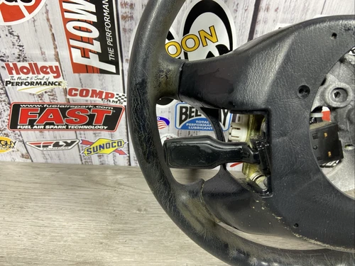 1998-2002 Toyota 4Runner Black Steering Wheel W/Cruise Controls OEM Nice - Picture 9 of 14