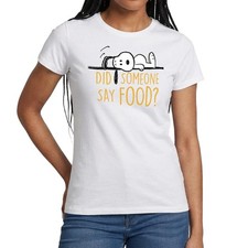 Peanuts Snoopy Ich Hab Hunger Lustiger Spruch Frauen T-Shirt