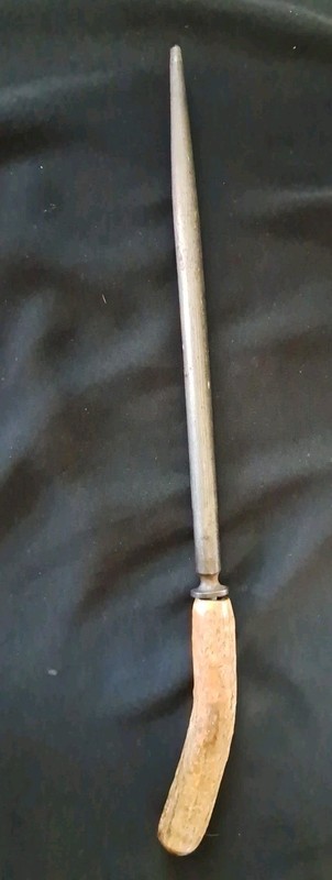 Vintage - Antler Bone Handle Knife Sharpener - Unmarked