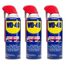NEW Multi Purpose Original WD-40 Formula Lubricant Spray 3-PACK W/. Smart Straw