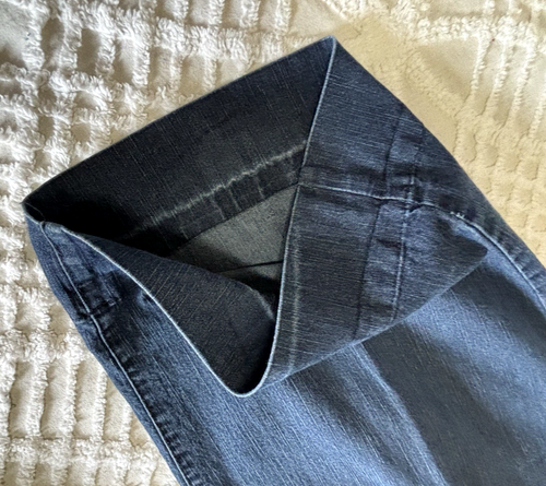 Pantalones capri vaqueros elásticos lavados oscuros Cato para mujer 18 W - Imagen 4 de 6