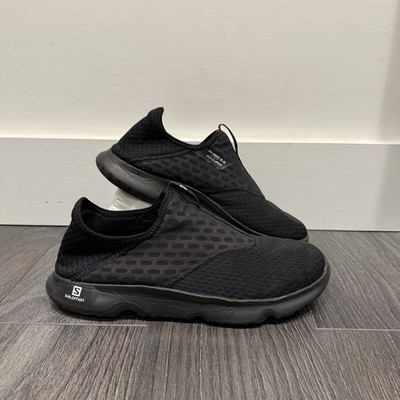 SALOMON RX MOC 5.0 SCHWARZ SLIP ON RECOVERY KOMFORT SNEAKER GRÖSSE 10