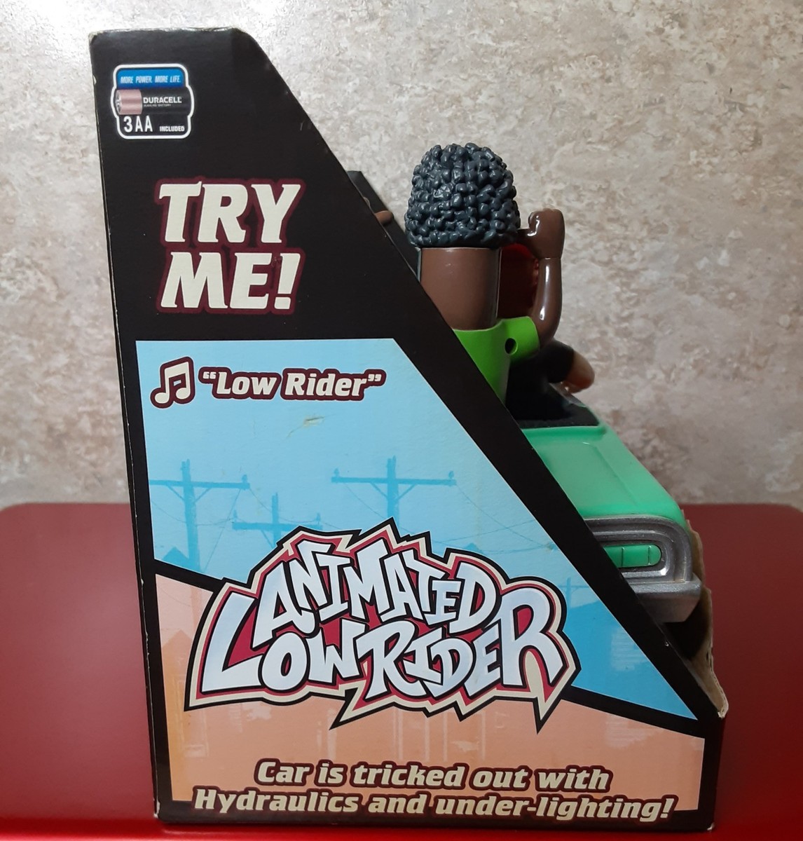 Gemmy Animated Low Rider Convertible Car Bobble Heads Homies Music
